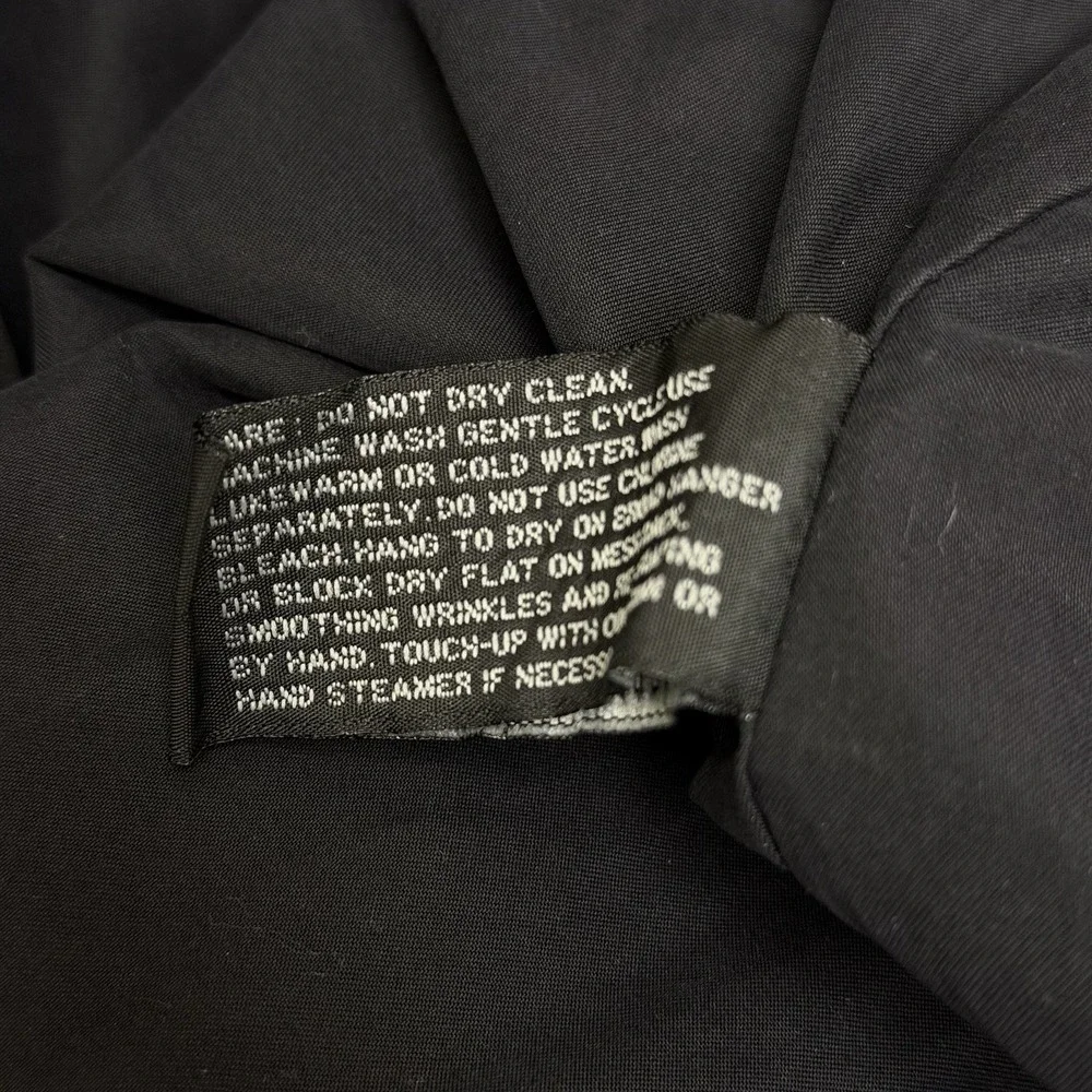 Claiborne Men's Size XL Foam Tech Outerwear Black Zip Up Coat Jacket